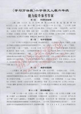 六年级语文学习方法