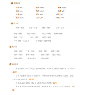 小学三年级语文知识点
