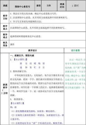 六年级第五单元习作