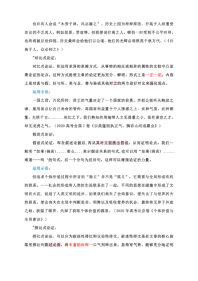 议论文论点