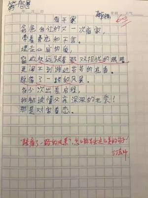 小学生作文父亲节