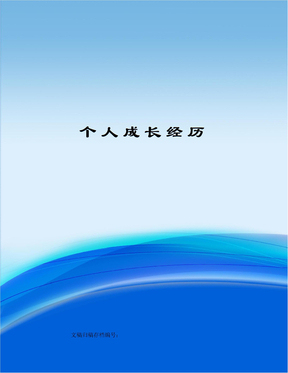 经历与成长
