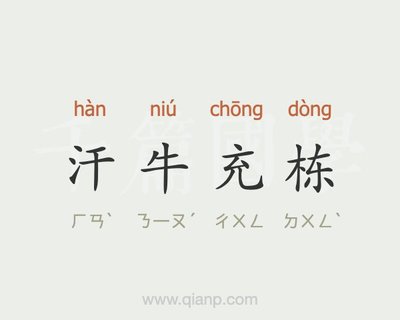 栋开头的成语