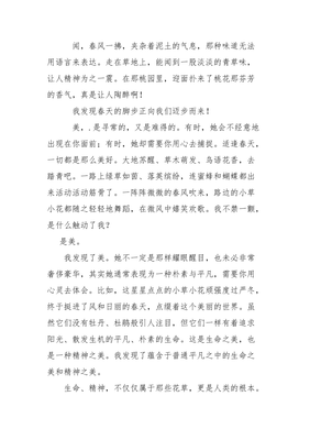 我发现了美400字作文