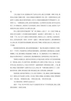 团结为主题的议论文