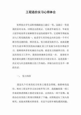 实习体会与收获
