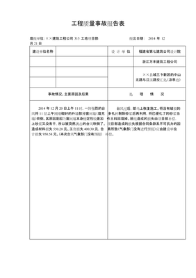 质量报告范文