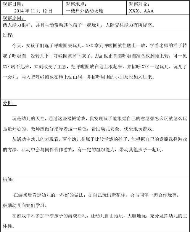 户外活动反思