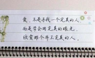 人生不必要完美