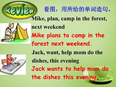 review造句