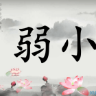 用弱小造句