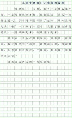 小学日记大全