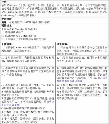 护理个案范文
