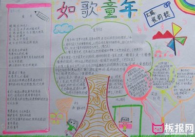 六一儿童节三年级的画