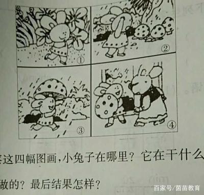 二年级期中考试看图写话
