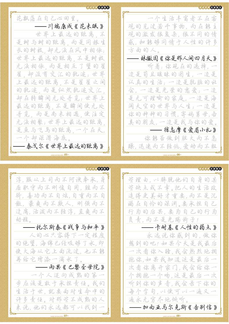 练字散文