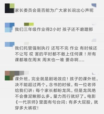 二年级家长心声怎么写