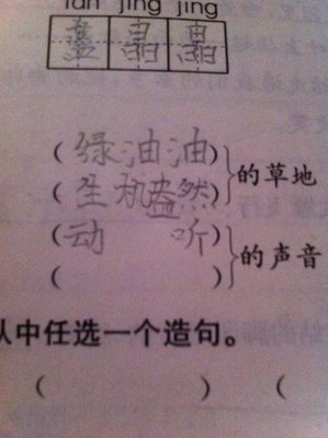 一个一个造句
