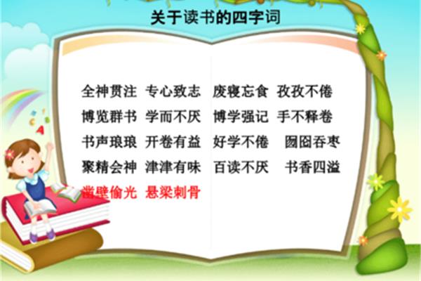 与读书有关的四字词语