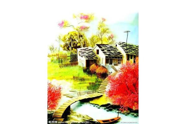 写家乡的景色